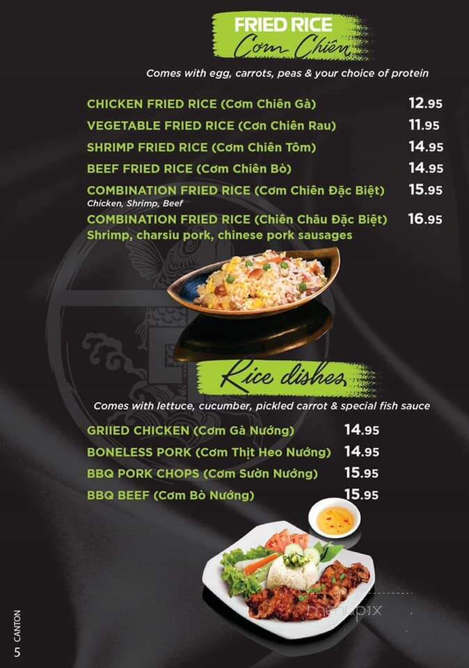 Pearl of Canton - West Bend, WI menu_pic