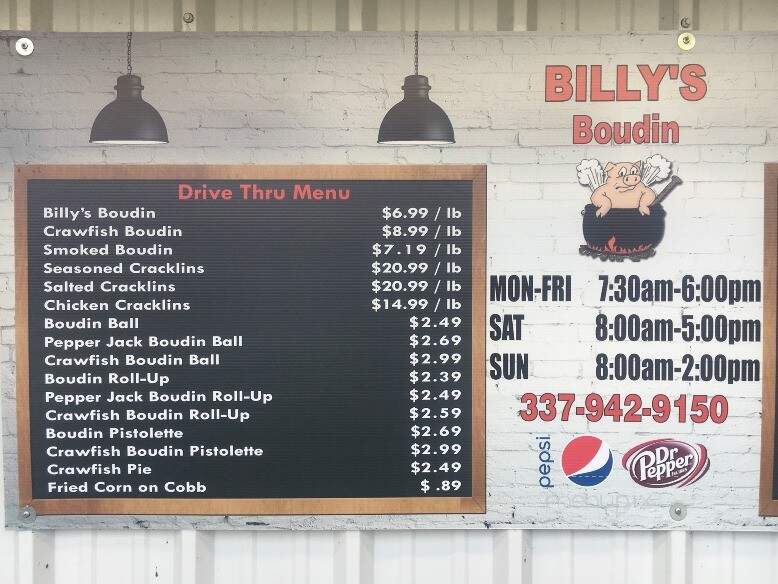 Billy's Boudin and Cracklin - Lafayette, LA