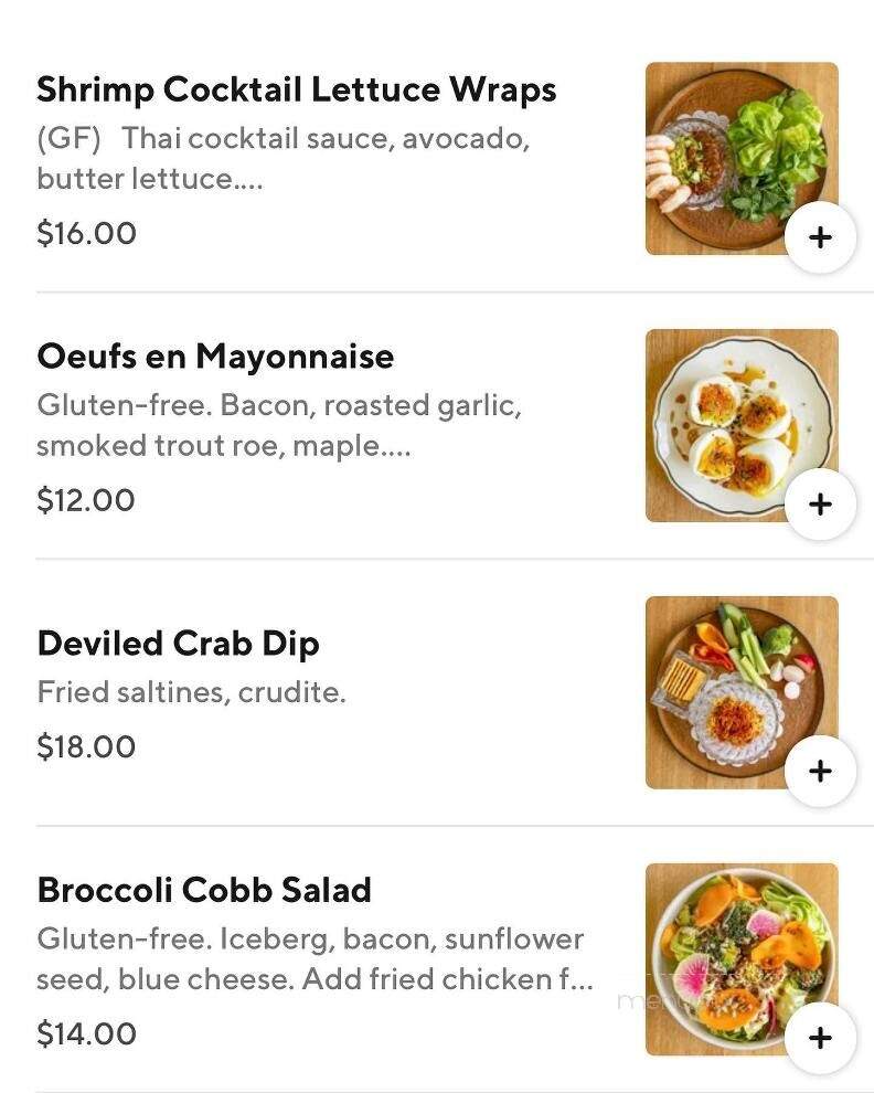 Canard - Oregon City, OR menu_pic