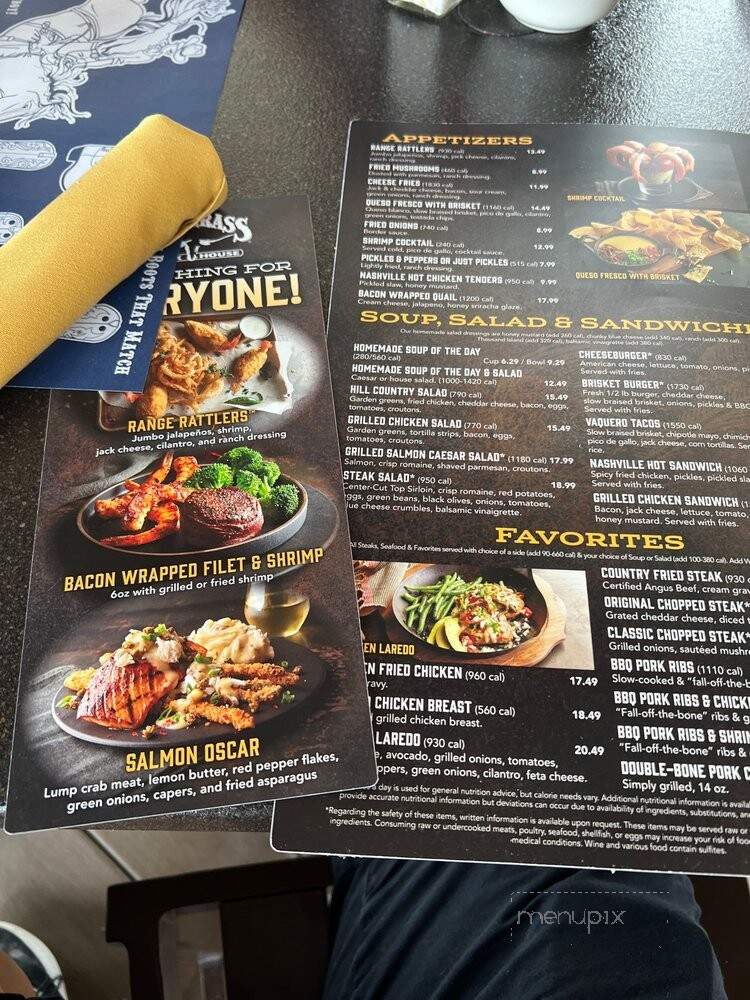 Saltgrass Steak House - Fulshear, TX menu_pic