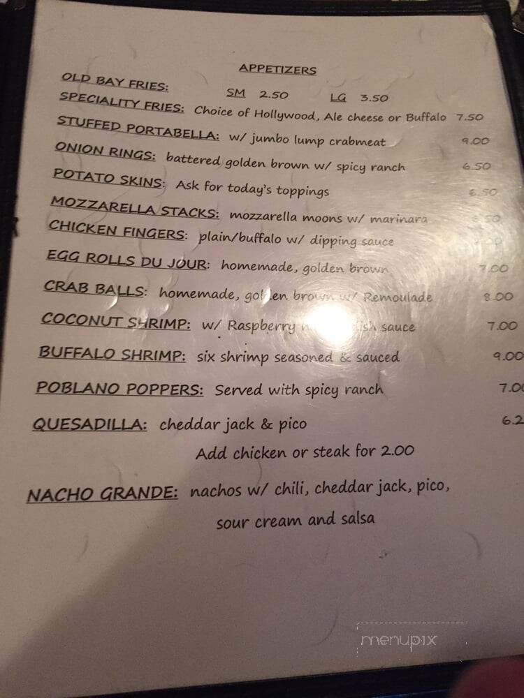 Hollywood Tavern - Jenkintown, PA menu_pic