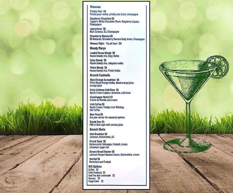 Copper Bar - Marshall, MI menu_pic
