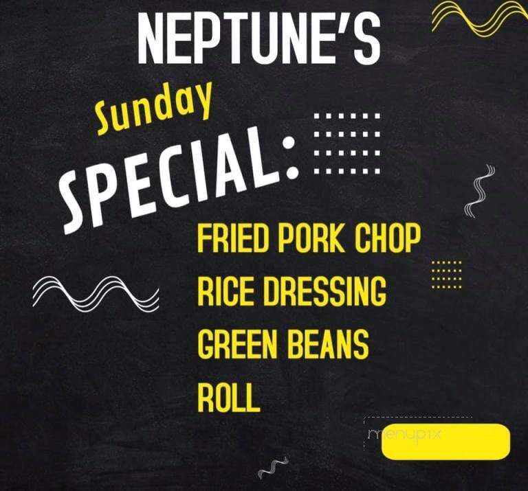 Neptunes - Elton, LA menu_pic