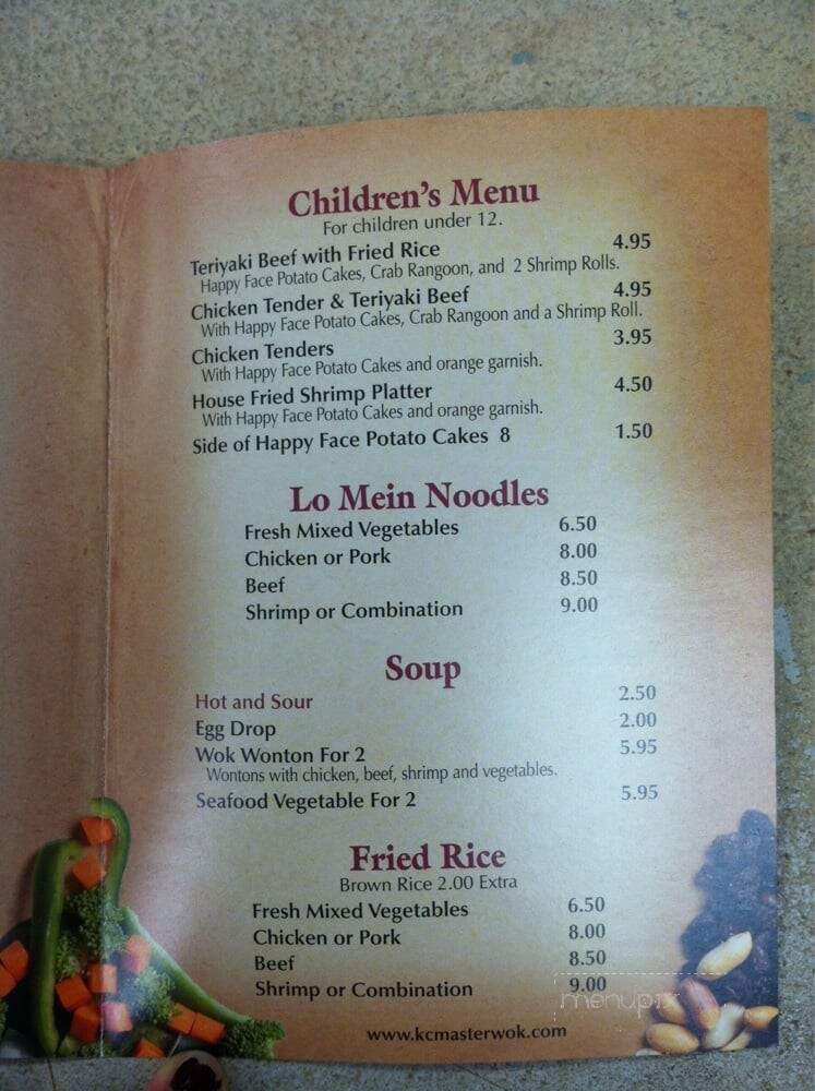 Magic Wok - Lees Summit, MO menu_pic