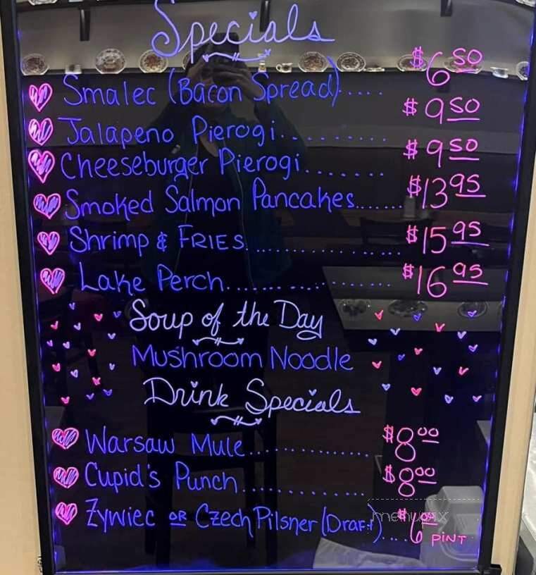 Under The Eagle - Hamtramck, MI menu_pic