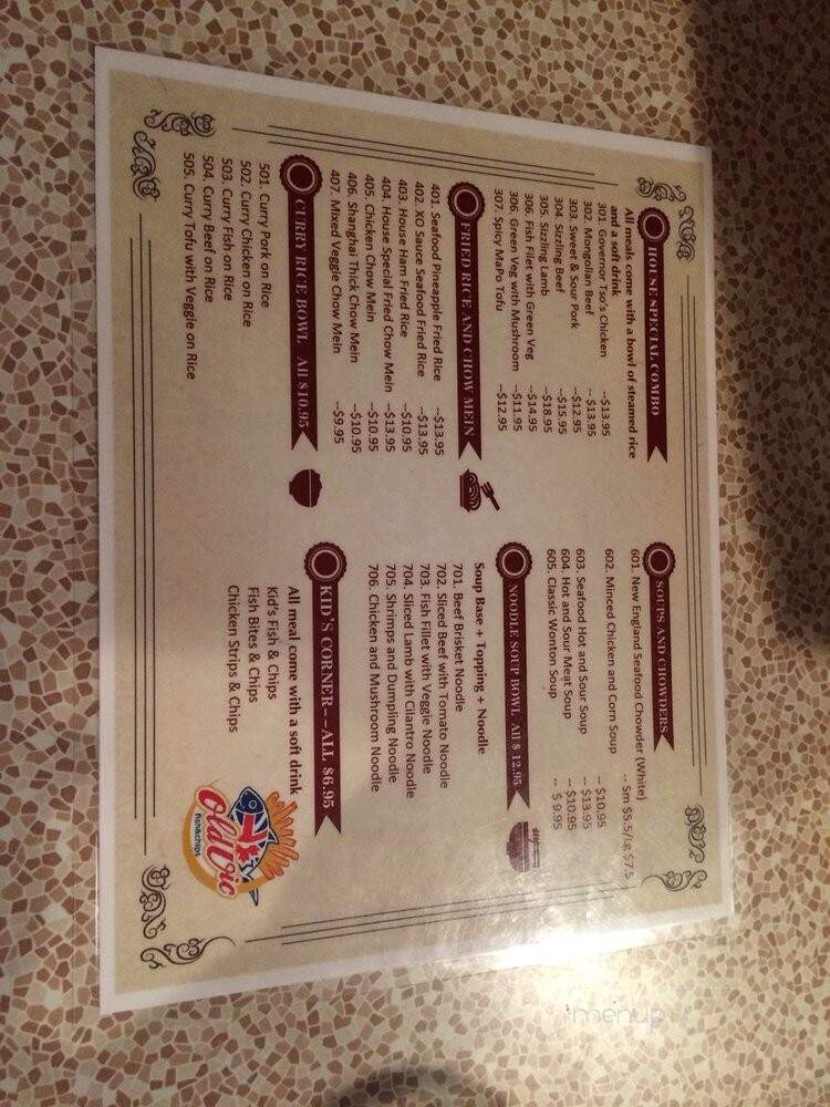 Old Vic Fish & Chips - Victoria, BC menu_pic