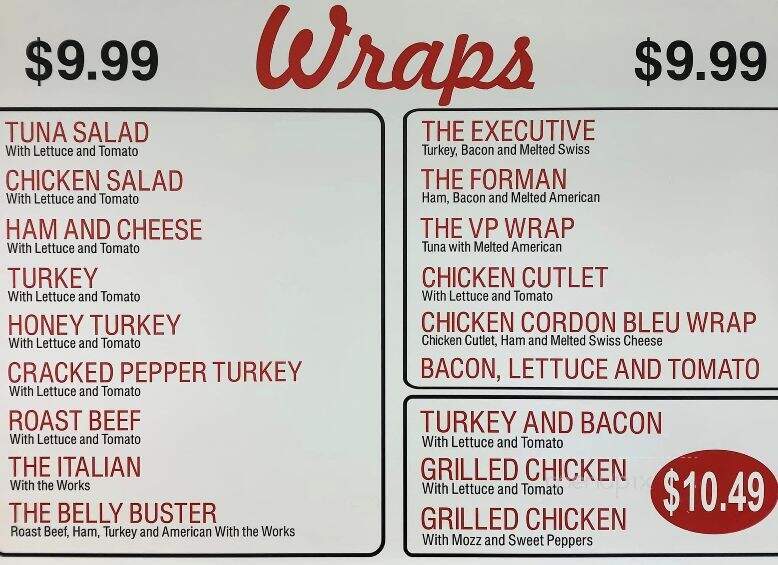 Hero Express - Bohemia, NY menu_pic