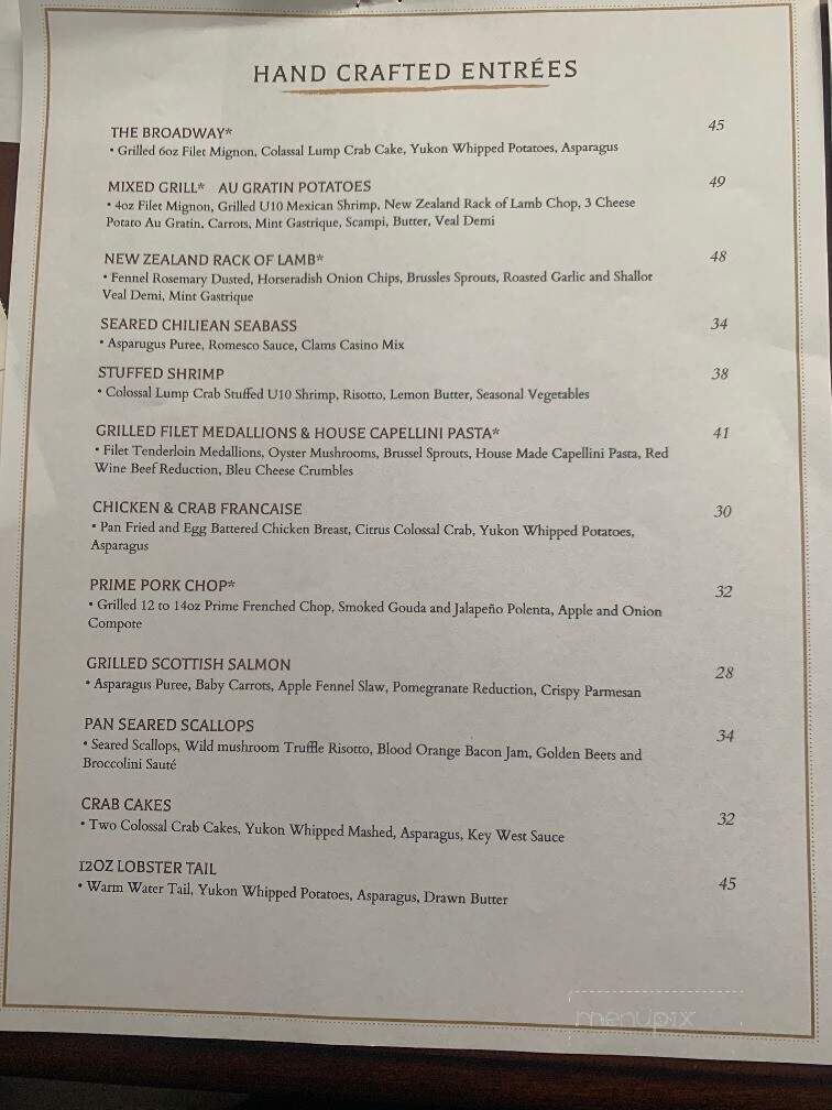 Louie's Prime Steakhouse - Lake Harmony, PA menu_pic