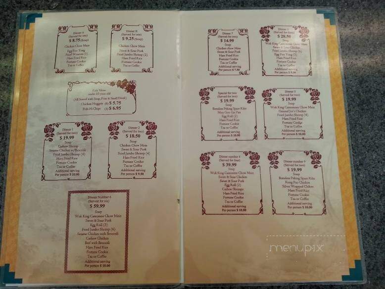 Wok-King Cafe - West Jordan, UT menu_pic