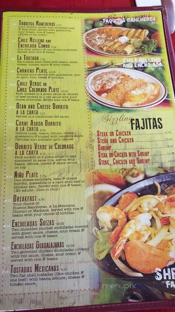 Uptown Mexican Cafe - Whittier, CA menu_pic