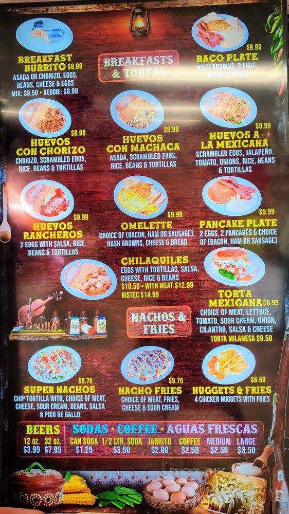 El Grullense Mexican Restaurant - Pacheco, CA menu_pic