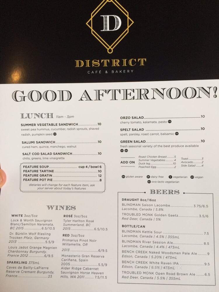 District Cafe & Bakery - Edmonton, AB
