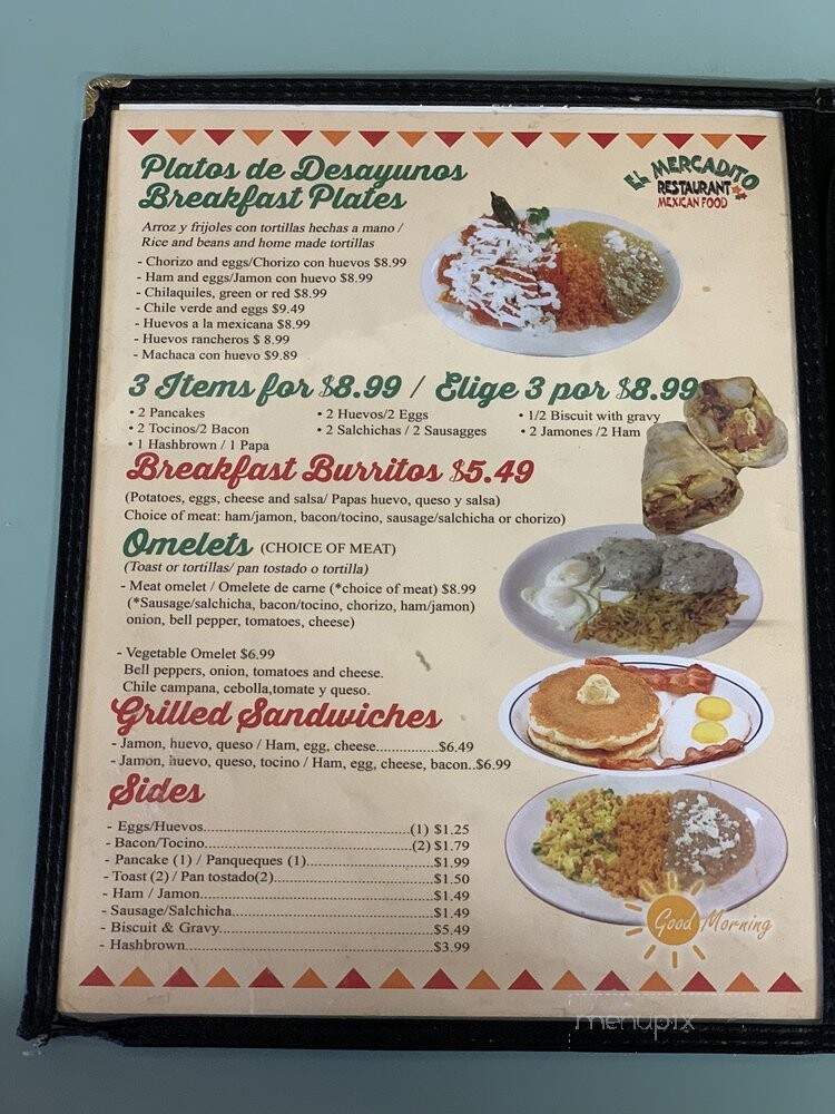 El Mercadito Restaurant - Riverdale, CA menu_pic