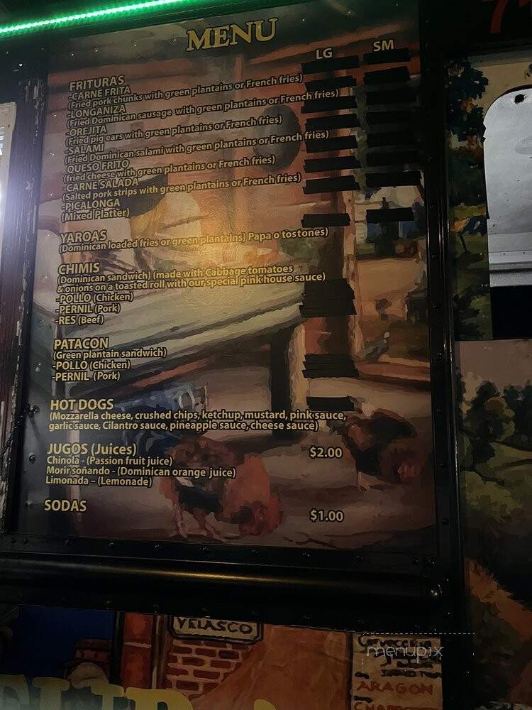 La Chercha Fritura - Lancaster, PA menu_pic