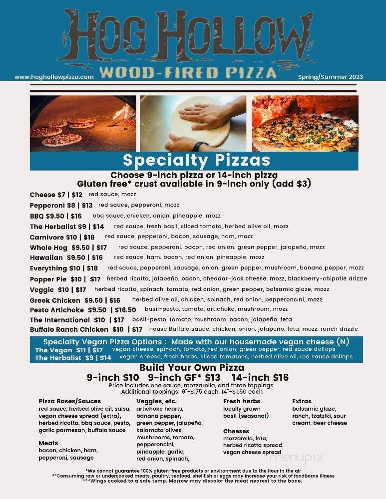 Hog Hollow Wood Fired Pizza - Burnsville, NC