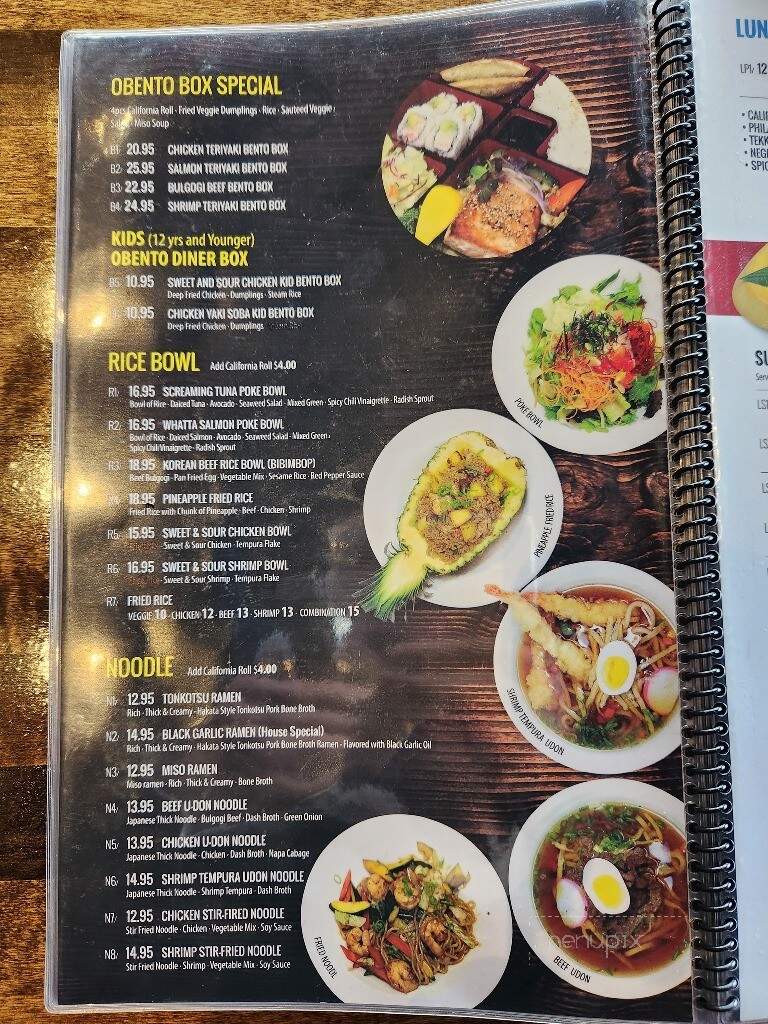 I Luv Sushi - Rockford, IL menu_pic