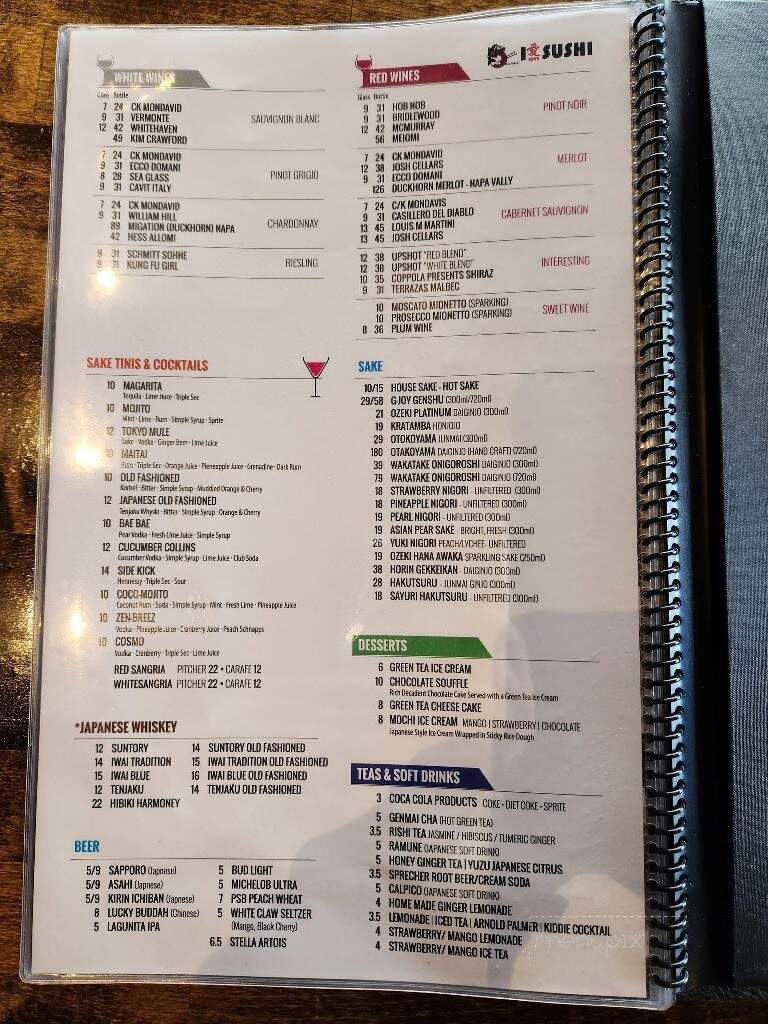I Luv Sushi - Rockford, IL menu_pic