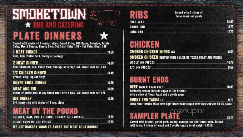 Smoketown BBQ - Overland Park, KS menu_pic