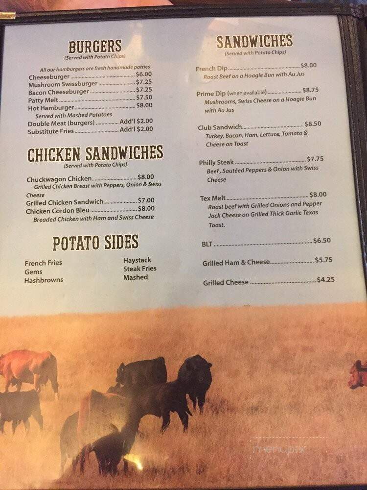 Powder River Stockman's Club - Broadus, MT menu_pic