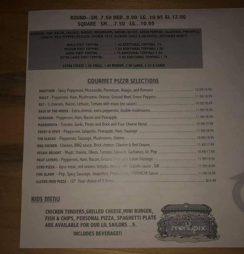 Boatyard Grill - Chesterfield, MI menu_pic
