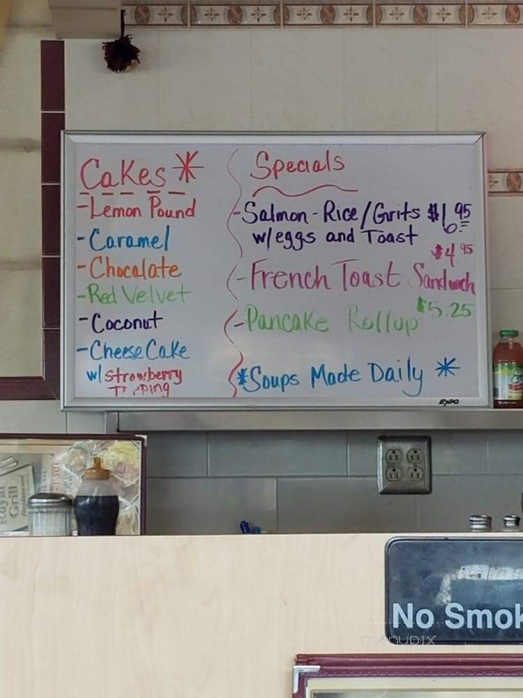 Royal Grill - Detroit, MI menu_pic