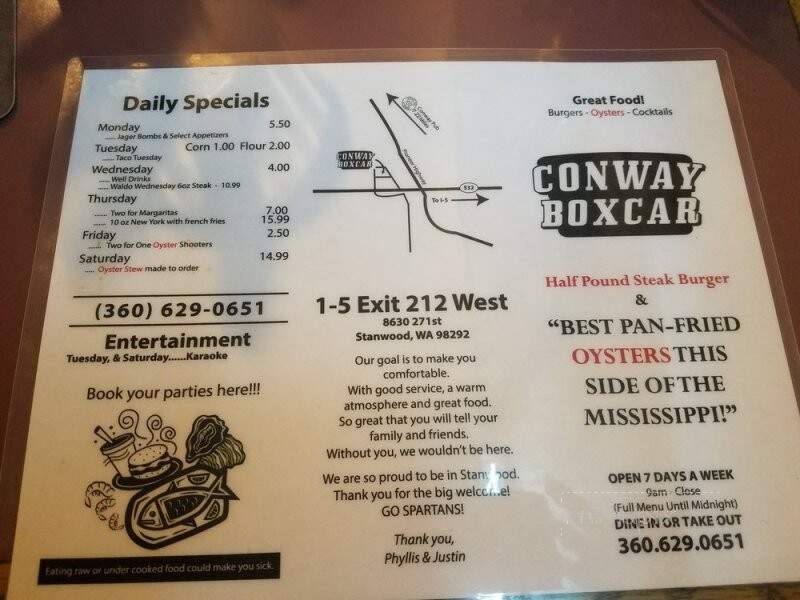 Conway Boxcar - Stanwood, WA