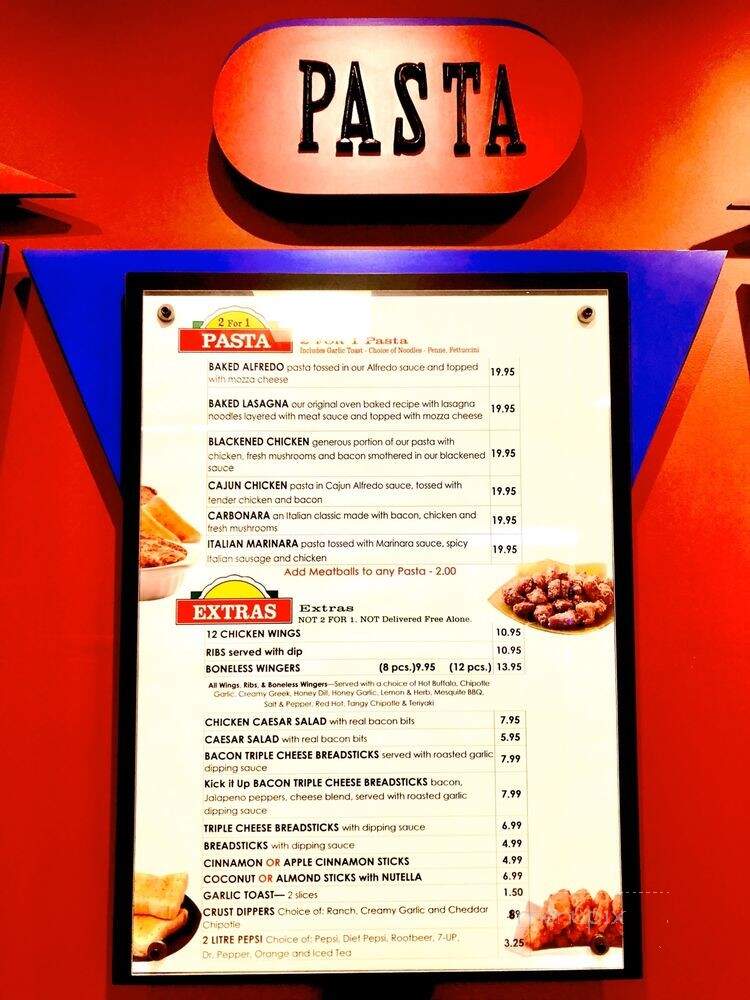 Family Pizza - Swift Current, SK menu_pic
