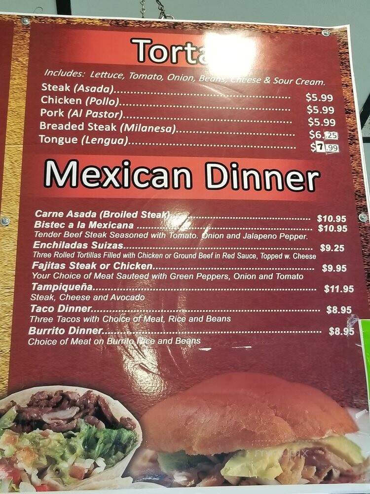 Salsa Grill - Addison, IL menu_pic