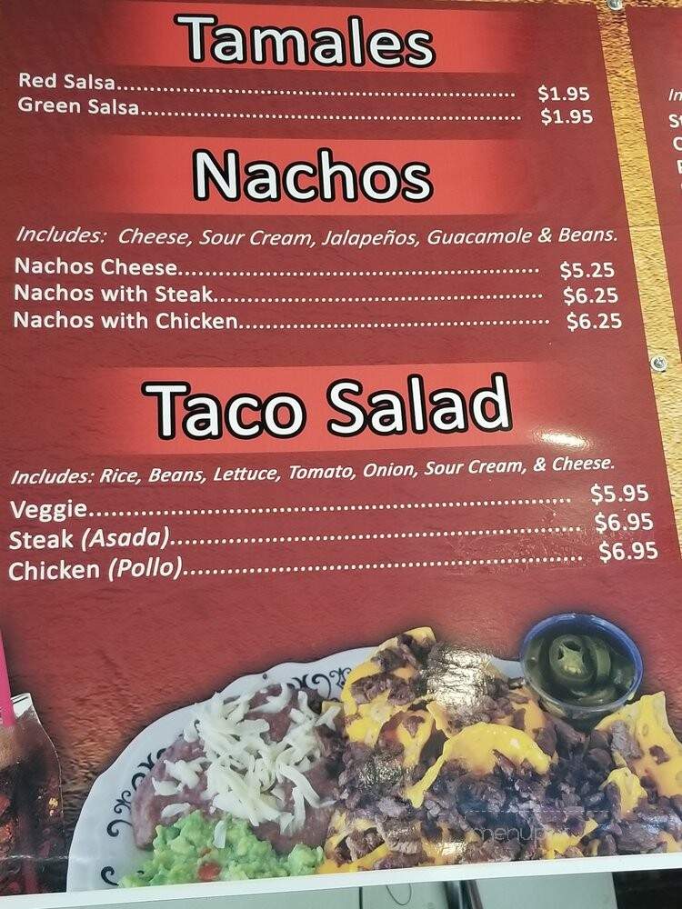 Salsa Grill - Addison, IL menu_pic