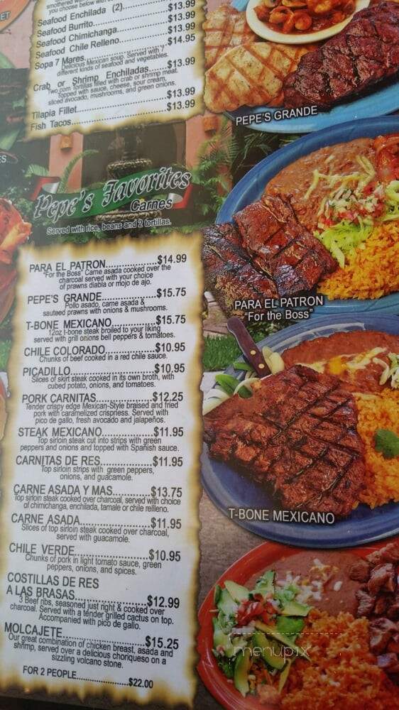 Los Pepe's - Woodland, WA menu_pic