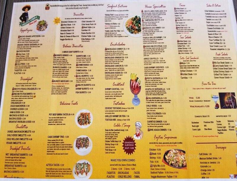 Cielito Lindo Mexican Grill - Santa Maria, CA menu_pic