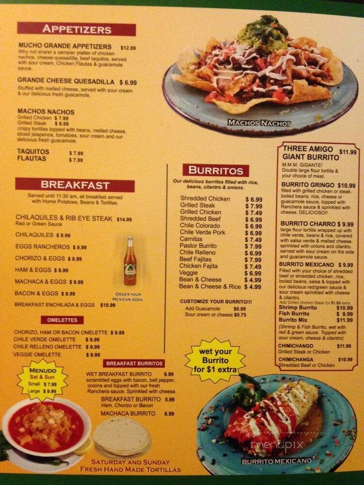 Cielito Lindo Mexican Grill - Santa Maria, CA menu_pic