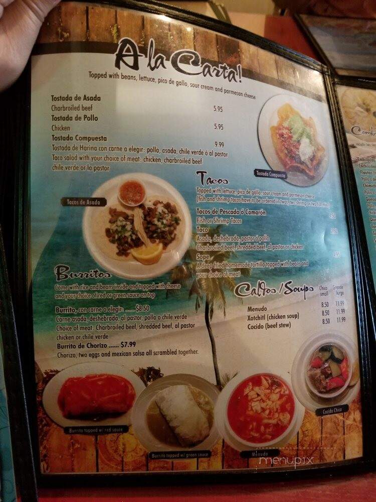 Las Playas Restaurant - Tulare, CA menu_pic