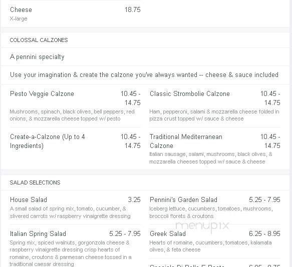 Michael's Ristorante Italiano - Moraga, CA menu_pic