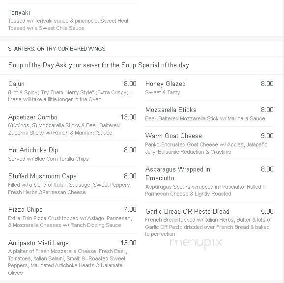 Michael's Ristorante Italiano - Moraga, CA menu_pic