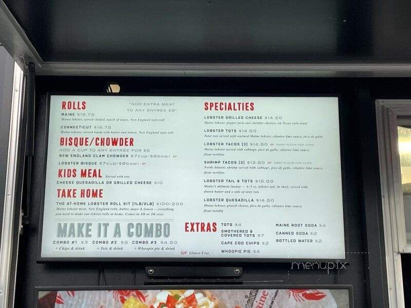 Cousins Maine Lobster Food Truck - Orange, CA menu_pic