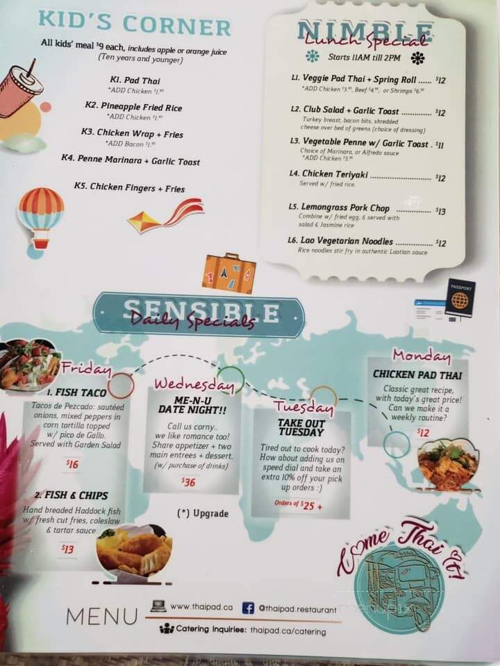 Thai Pad - Lucan, ON menu_pic