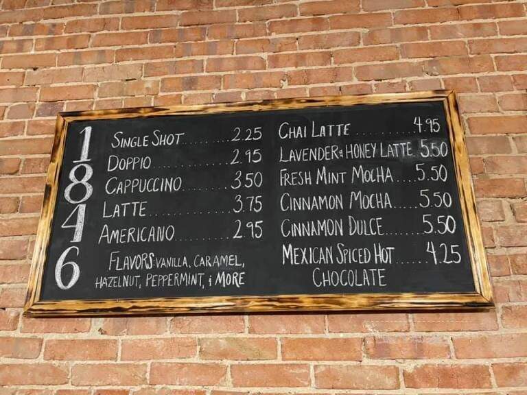 1846 Coffee - Cedar Hill, TX menu_pic