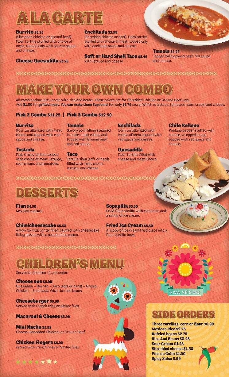 Tapatios Mexican Restaurant - Bemidji, MN menu_pic