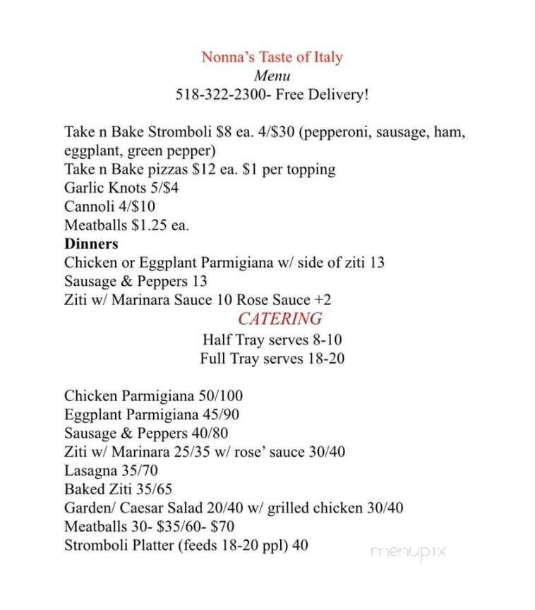 Nonna's Taste of Italy - Myrtle Beach, SC