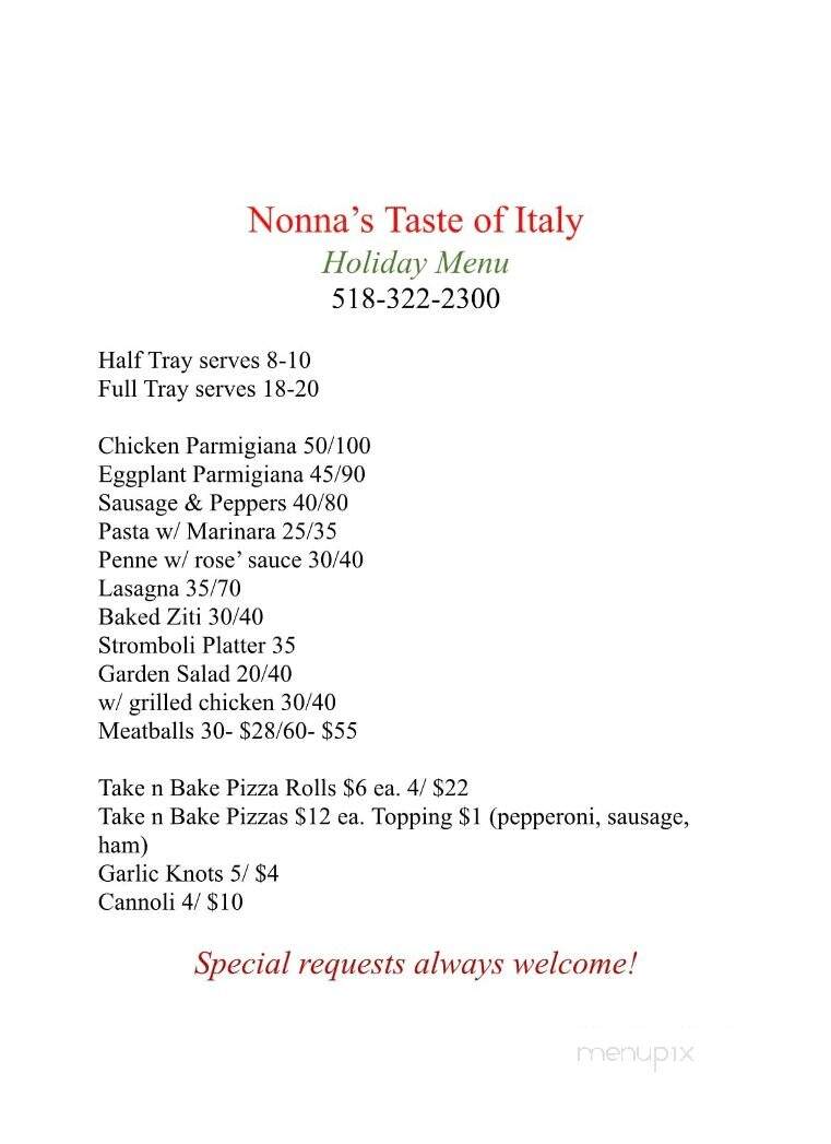 Nonna's Taste of Italy - Myrtle Beach, SC