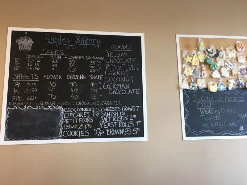 Rhodes Bakery - Roswell, GA menu_pic