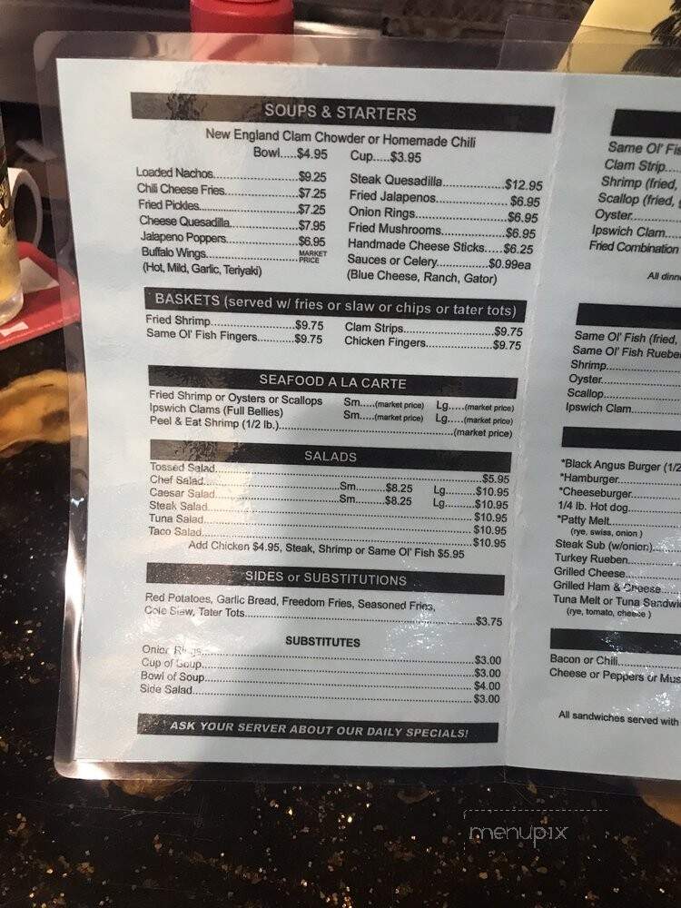 Halfshell Lounge - Fort Myers, FL menu_pic