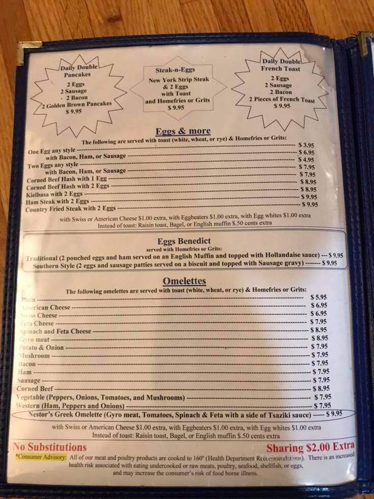 Nestor's Restaurant - Fort Myers, FL menu_pic