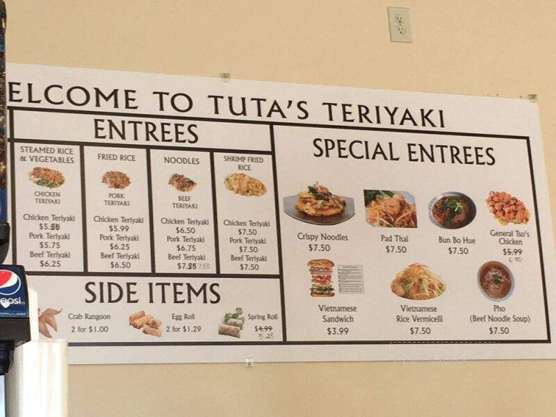 Tuta's Teriyaki - Wichita, KS menu_pic