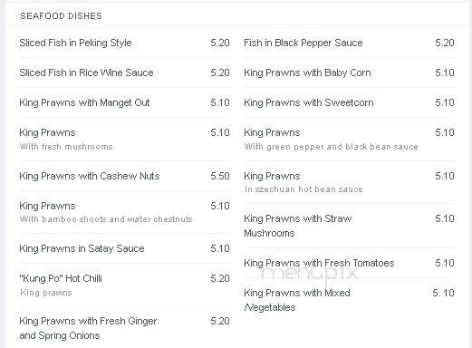 Rickshaw Express - Vallejo, CA menu_pic