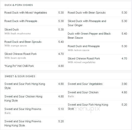 Rickshaw Express - Vallejo, CA menu_pic