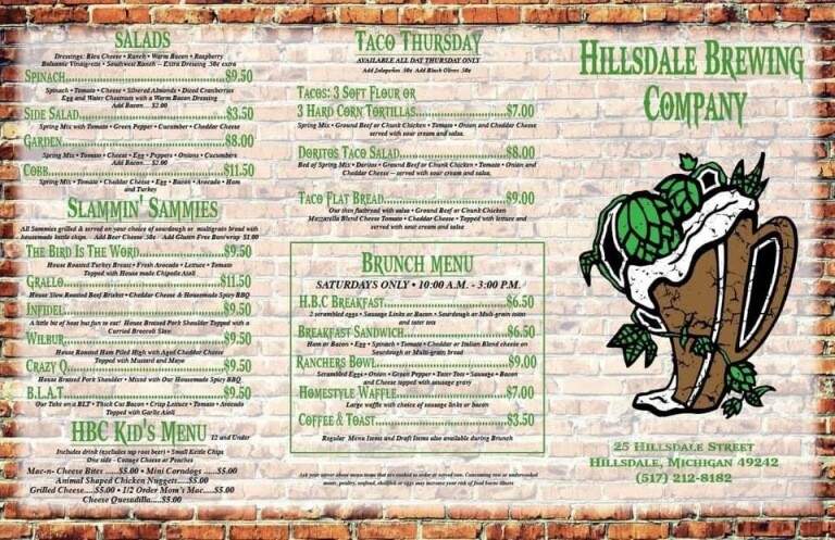 Hillsdale Brewing Company - Hillsdale, MI