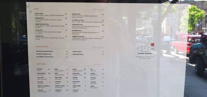 Sushi Hatsu - Ambler, PA menu_pic