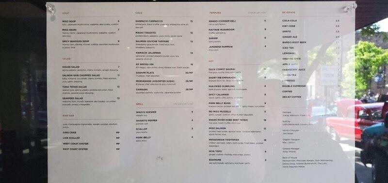 Sushi Hatsu - Ambler, PA menu_pic